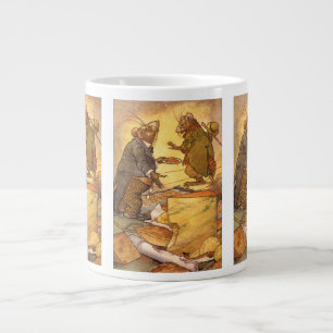Vintage Fabel von Äsop, Landmaus, Stadtmaus Jumbo-Tasse