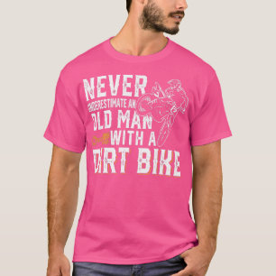 Vintage Fahrer unterschätzen Alte Motorräder nie T-Shirt