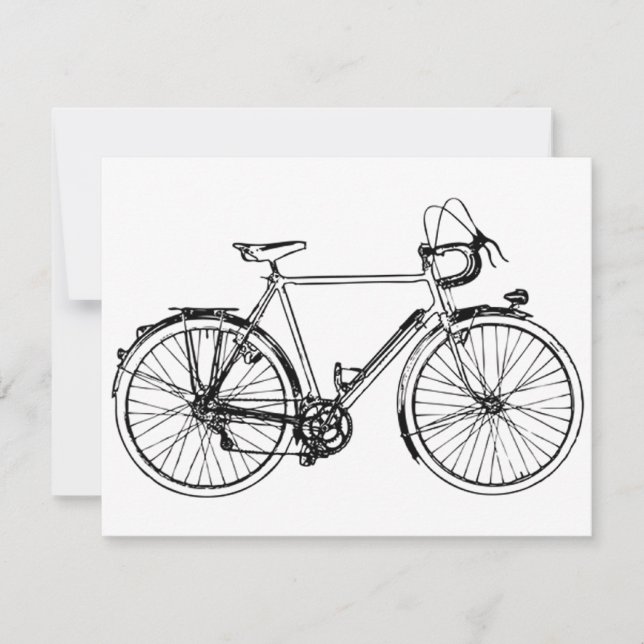 Vintage-Fahrrad (Vorderseite)