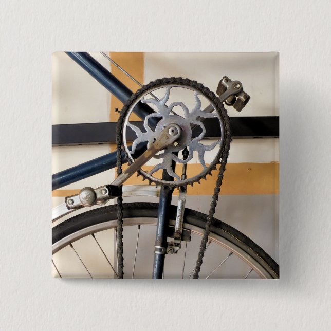 VINTAGE FAHRRAD BUTTON (Vorderseite)
