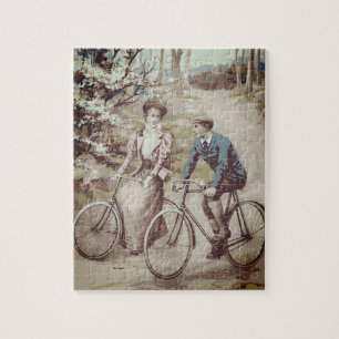 Vintage-Fahrrad-Druck Puzzle