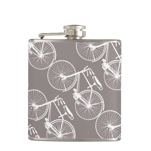 Vintage-Fahrrad-Flasche Flachmann (Vorderseite)