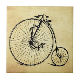 Vintage-Fahrrad Fliese