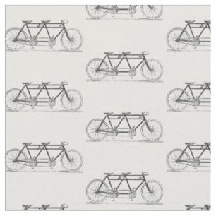 Vintage-Fahrrad für zwei Personen / Tandem-Fahrrad Stoff