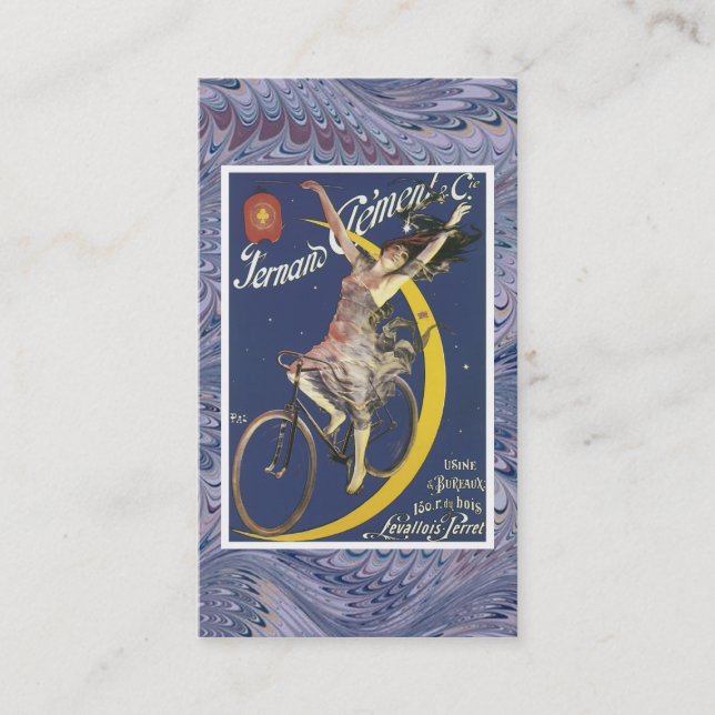 Vintage Fahrrad-Geschäfts-Karte Visitenkarte (Vorderseite)