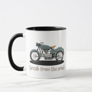 Vintage-Fahrrad-Kaffeetasse Tasse