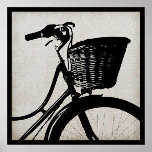 Vintage-Fahrrad Poster