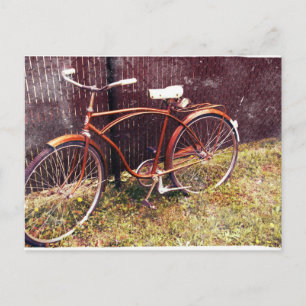 Vintage-Fahrrad Postkarte