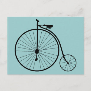 Vintage-Fahrrad Postkarte