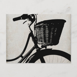 Vintage-Fahrrad Postkarte