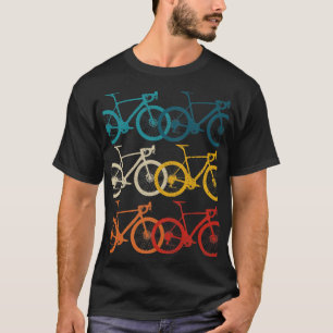 Vintage-Fahrrad Radfahren Straßenfahrrad Rennrad C T-Shirt