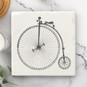 Vintage Fahrrad Steinuntersetzer
