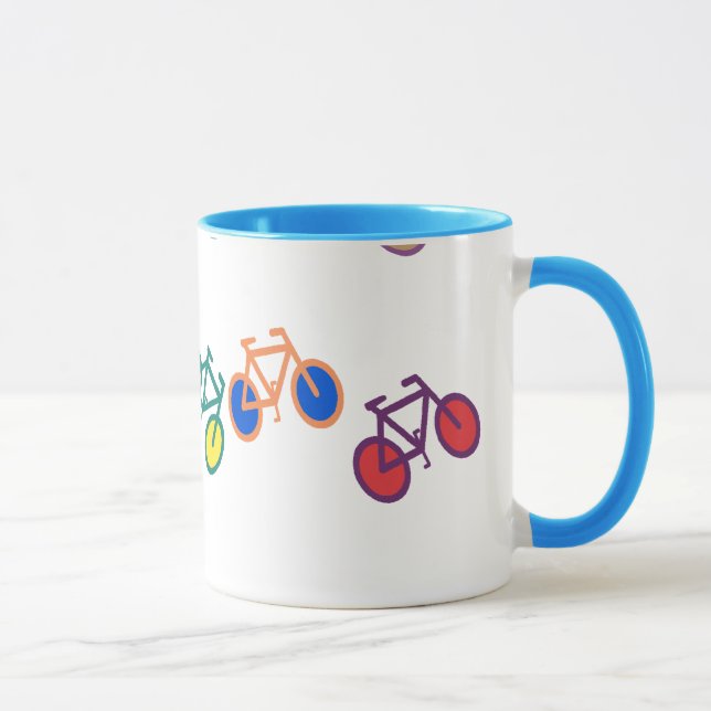 Vintage Fahrrad-Tasse Tasse (Rechts)