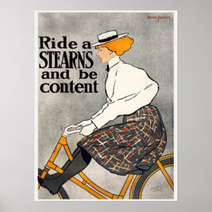 Vintage-Fahrrad-Werbeplakat Poster