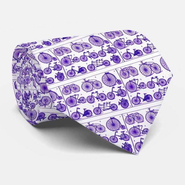 Vintage Fahrräder Krawatte (Gerollt)