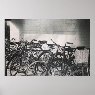 Vintage Fahrräder Poster