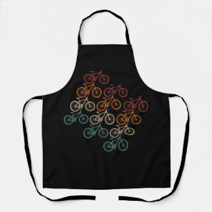 Vintage-Fahrräder Radfahren Radfahren Schwarz Für Schürze