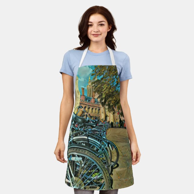 Vintage Fahrradgeschenke Schürze (Getragen)