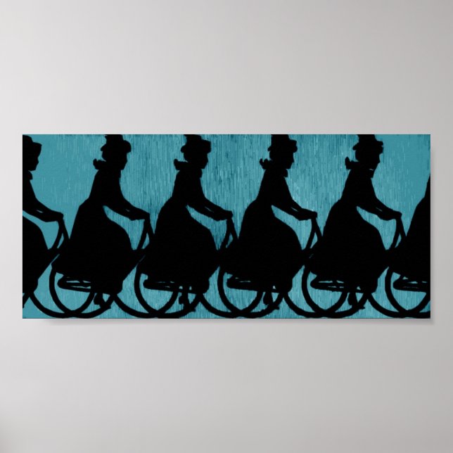 Vintage Fahrradhütte Poster (Vorne)