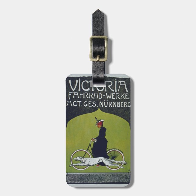 Vintage Fahrradmarken Gepäckanhänger (Vorderseite vertikal)