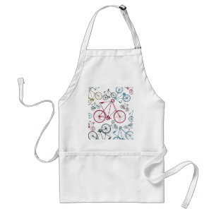 Vintage-Fahrradmuster-Geschenke für Radfahrer Schürze