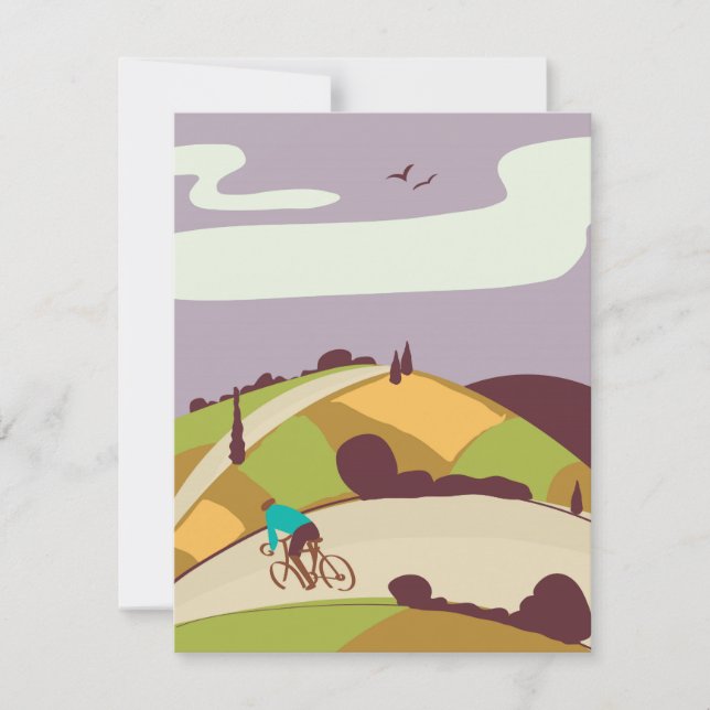 Vintage-Fahrradposter (Vorderseite)