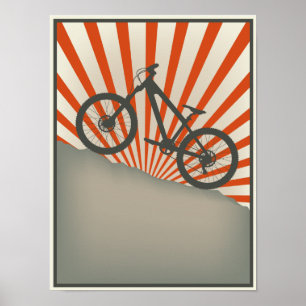 Vintage Fahrradposter Poster