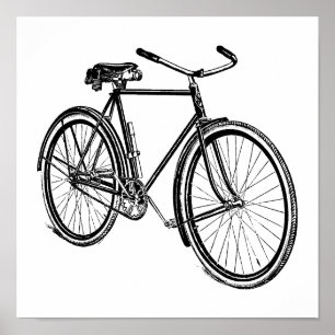 Vintage Fahrradtafel Poster