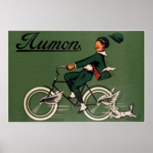 Vintage Fahrradwerbung Poster