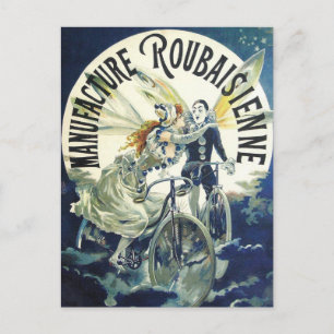 Vintage-Fahrradwerbung - Radfahren Postkarte