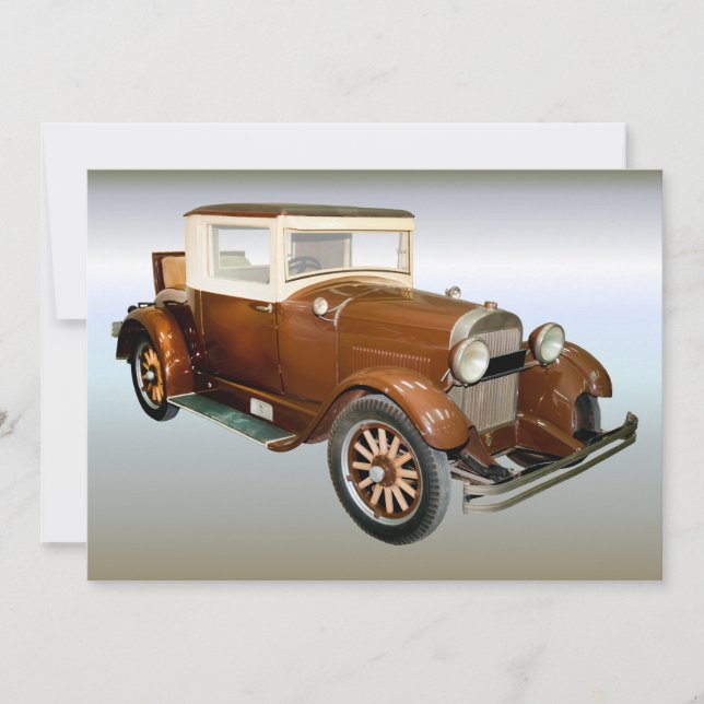 Vintage Fahrzeuge der 40er Jahre - Verkehr (Vorderseite)