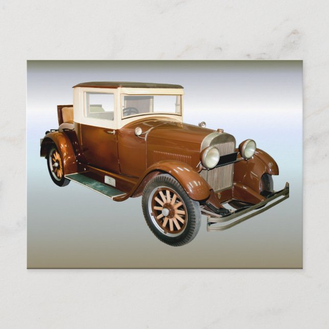 Vintage Fahrzeuge der 40er Jahre - Verkehr Postkarte (Vorderseite)