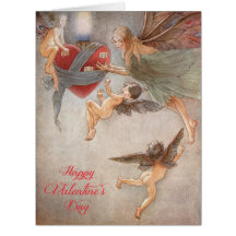 Vintage Fairies mit Herz von Florence Anderson