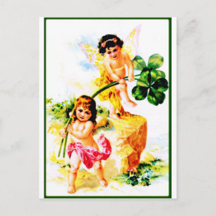 Vintage Fairies Postkarte