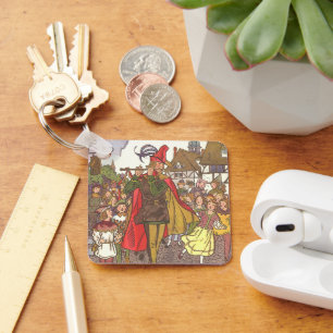 Vintage Fairy Tale Pied Piper of Hamelin by Hauman Schlüsselanhänger