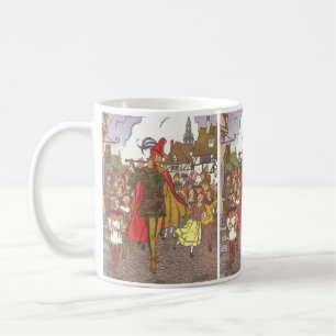 Vintage Fairy Tale Pied Piper of Hamelin by Hauman Tasse