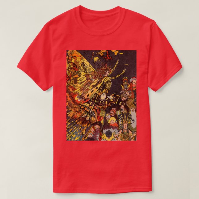 Vintage Fairyland Illustration T-Shirt (Design vorne)