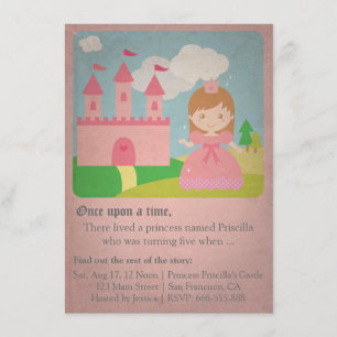 Vintage Fairytale-Prinzessin, Einladung