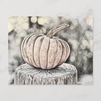 Vintage Fall Kürbis Herbstfarben Aquarell