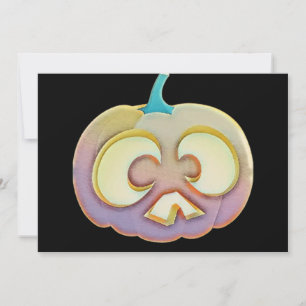 Vintage Fall Kürbis Herbstfarben Aquarell Invi Einladung