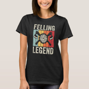 Vintage Fäll-Legende Holzfäller Äxte Vintage Holzf T-Shirt