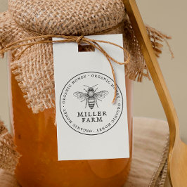 Vintage Familienfarm Apiary Bio Honey Briefmarke Permastempel