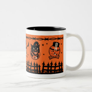 Vintage Fantasie-Tasse Halloweens Zweifarbige Tasse
