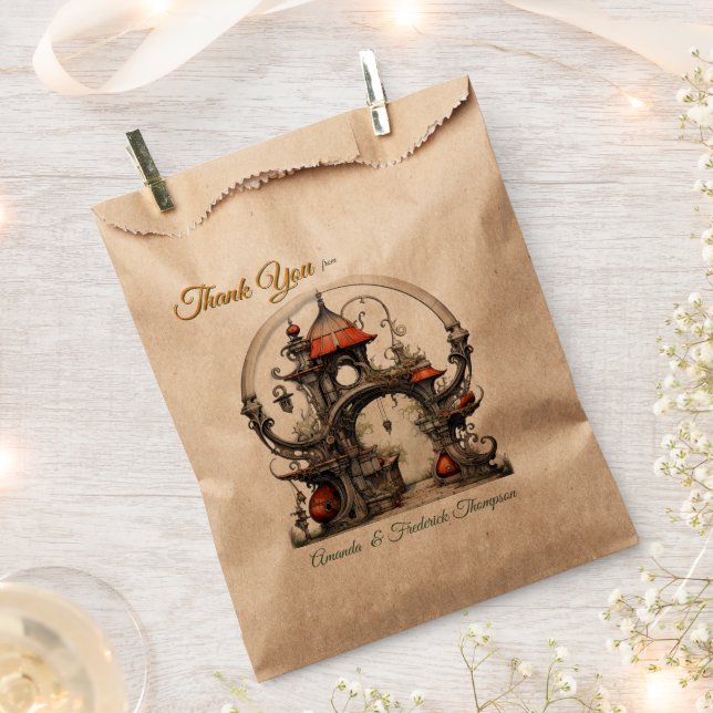 Vintage-Fantasiekunst Geschenktütchen (Ausgeschnitten)