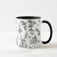 Vintage fantastische Brunnnen und Bäume Toile-B &