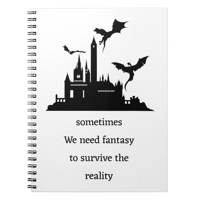 Vintage Fantasy  Dragon  Notizblock (Vorderseite)