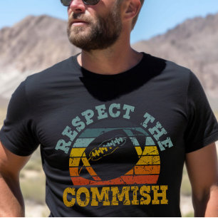 Vintage Fantasy Football Respekt der Kommission FF T-Shirt