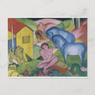 Vintage Fantasy-Malerei mit dem Titel "Der Traum" Postkarte