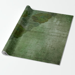 Vintage-Fantasy-Spitze und Typografie Geschenkpapier