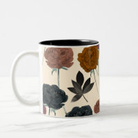 Vintage Farbe Fett Fall Floral